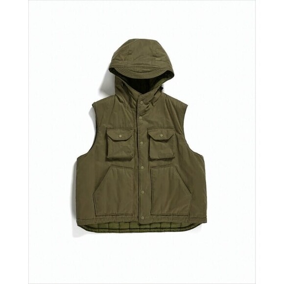 Engineered Garments Hooded Sleeveless Utility Vest With Snap Closure - NWT